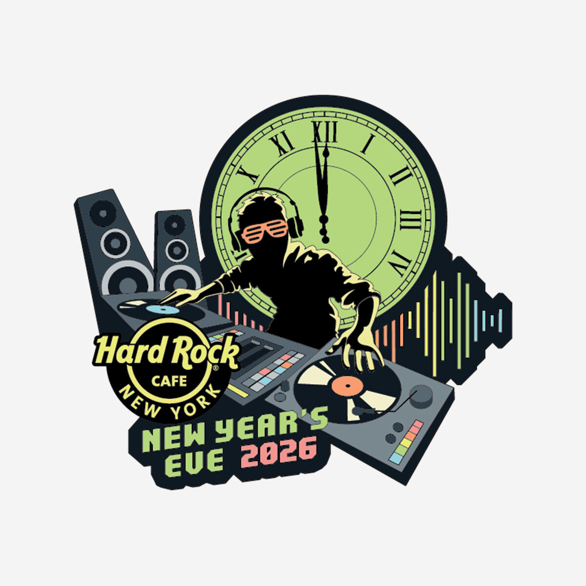 Hard Rock Collectible New Years Eve 2026 Limited Edition Pin